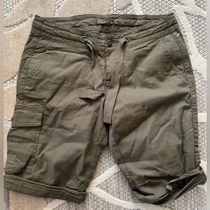 Prana women’s hiking shorts - dark olive